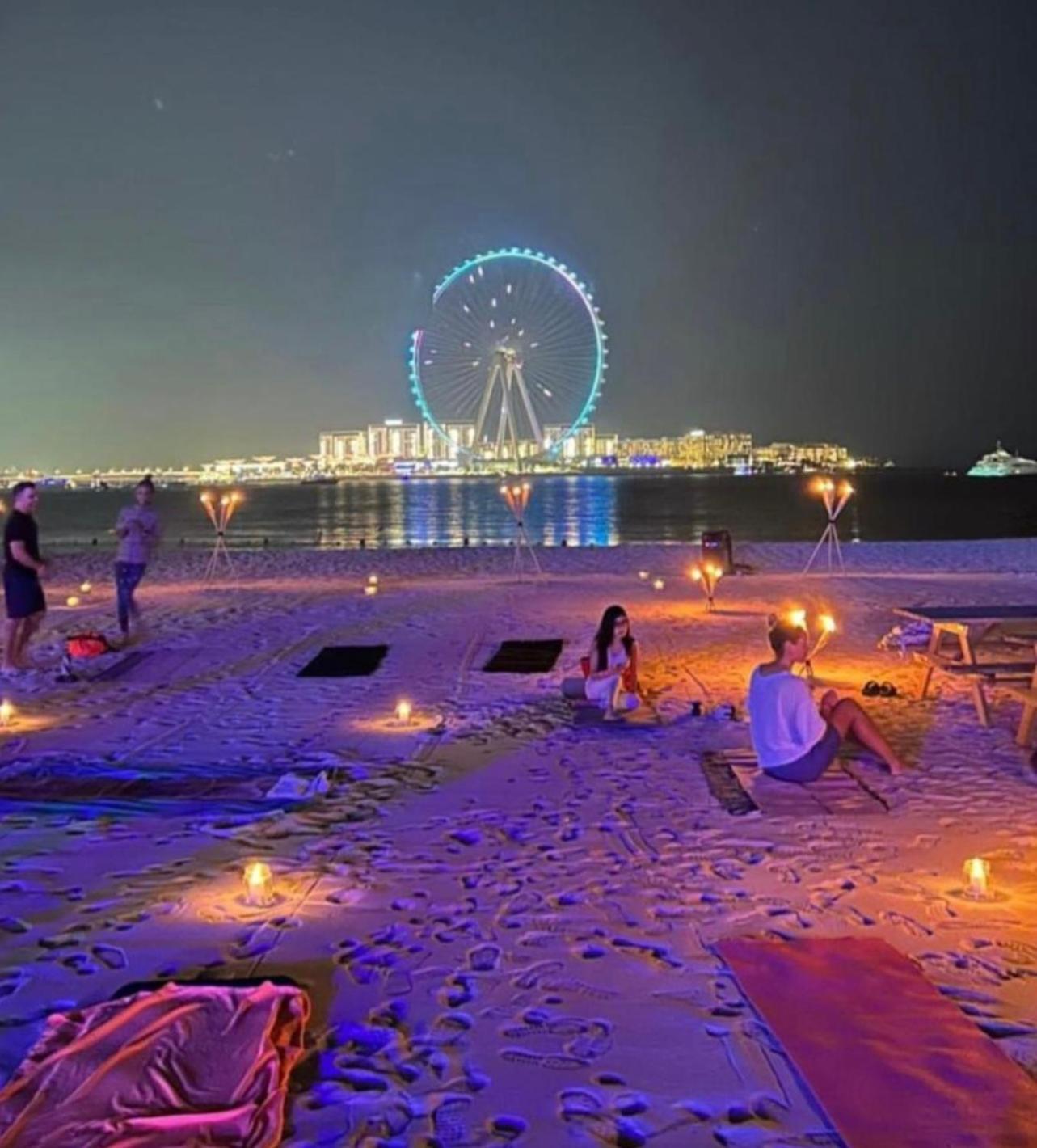 Seaview Beach Hostel Jbr - Walk To Beach - Gym - Pool - Metro Station Dubaj Kültér fotó