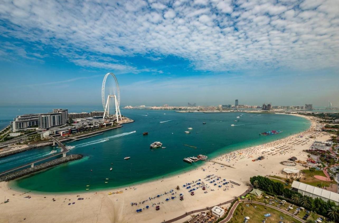 Seaview Beach Hostel Jbr - Walk To Beach - Gym - Pool - Metro Station Dubaj Kültér fotó